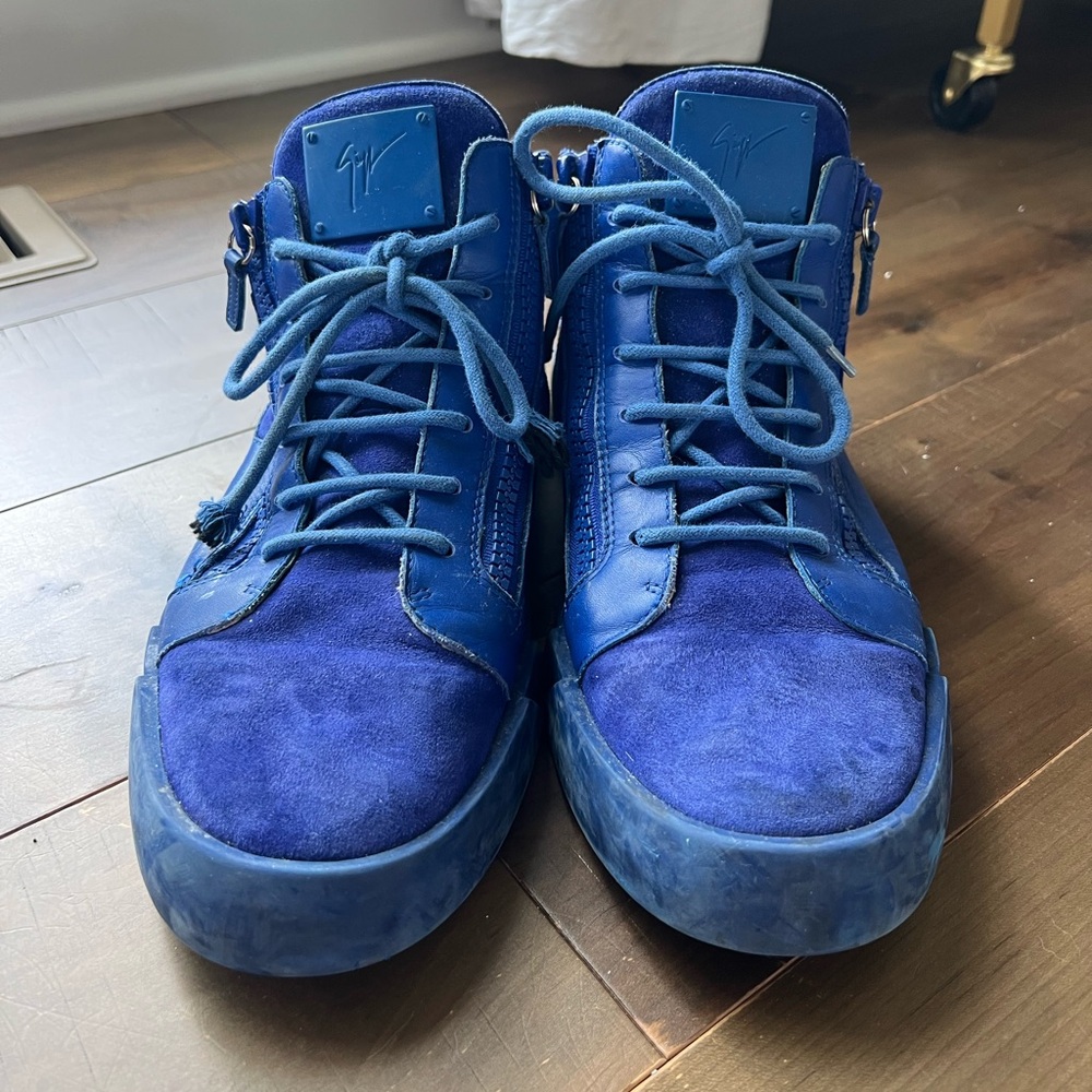 Giuseppe Zanotti High Top Men’s Sneakers Suede